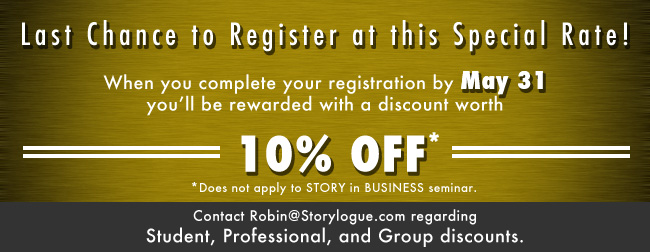 Register by May 31 to receive a 10% Discount!